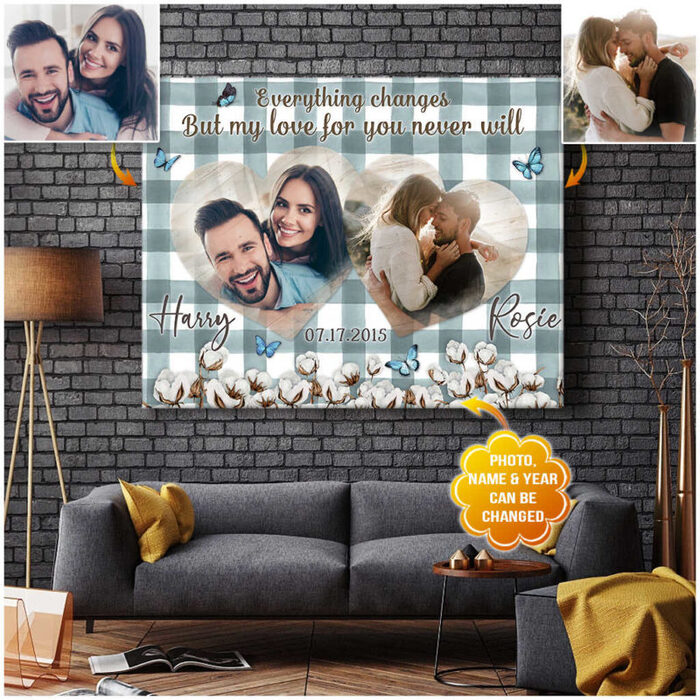 Custom Canvas Prints Wedding Anniversary Gifts