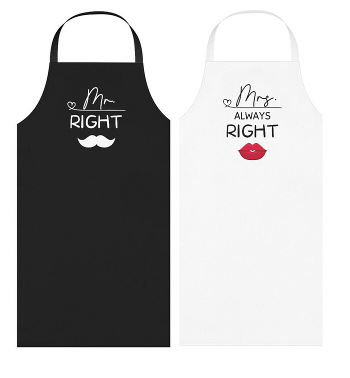 Funny Mr & Mrs. Apron