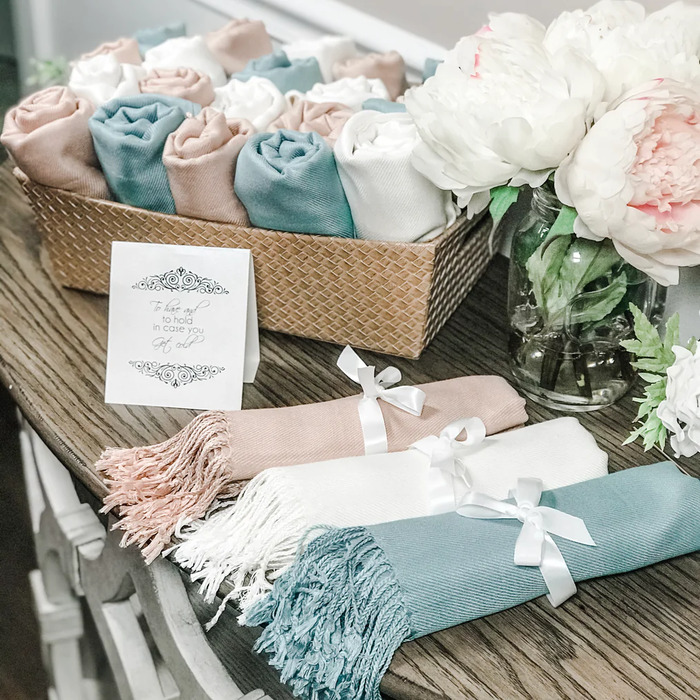 Pashmina Shawl Favor - Cheap Favors For Bridal Shower