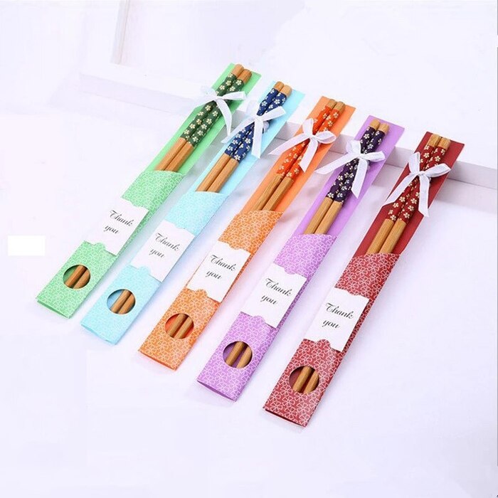 Personalized Bamboo Chopsticks - Cheap Bridal Shower Favors