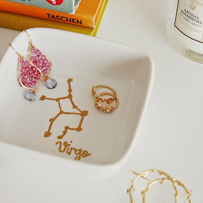 Zodiac Jewelry Dishes - Cheap Bridal Shower Favors
