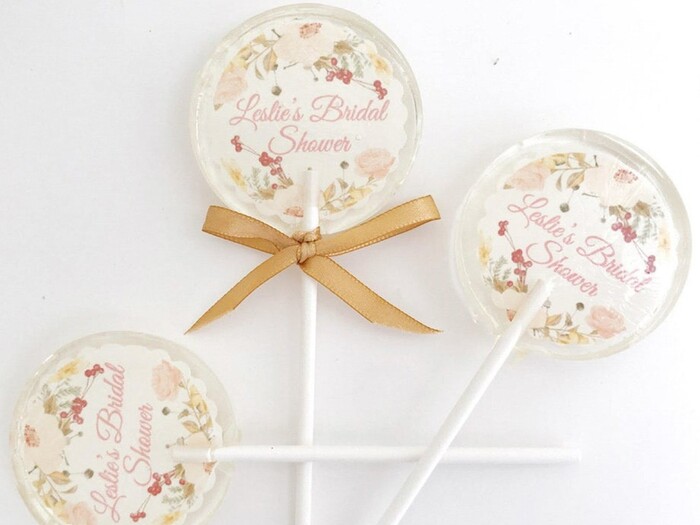 Lollipop Bridal Shower Favors