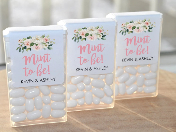 Tictac Labels - Cheap Favors For Bridal Shower