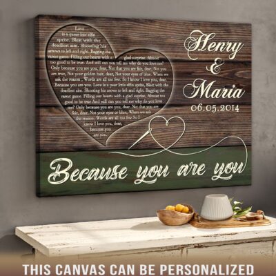 customized wedding gift because you are you song ideas for couple02