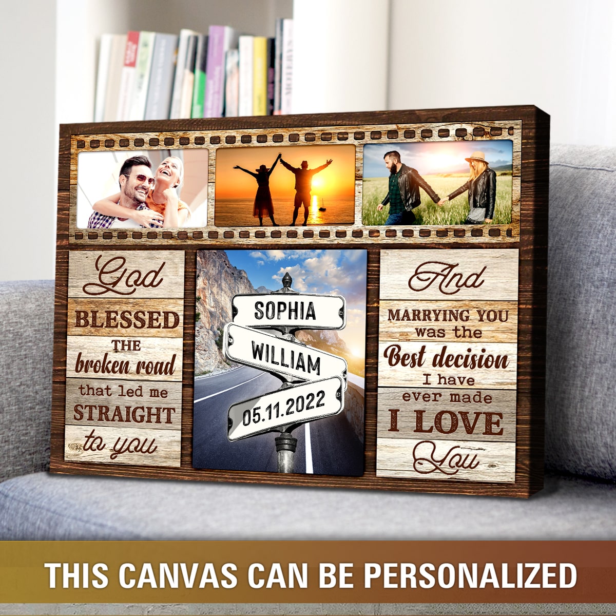 Personalized Anniversary Gifts For Couple Gift Ideas For Wedding  Anniversary - Oh Canvas