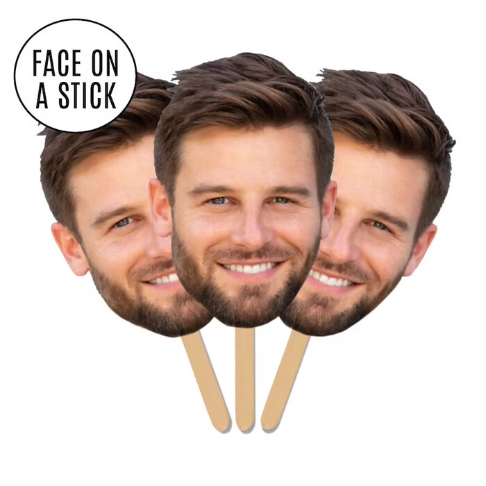 Personalized Fan Faces - Funny Bachelorette Gifts