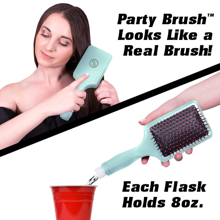 Brush Flask For A Party