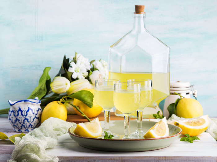 Homemade Limoncello - DIY Bridal Shower Gifts 