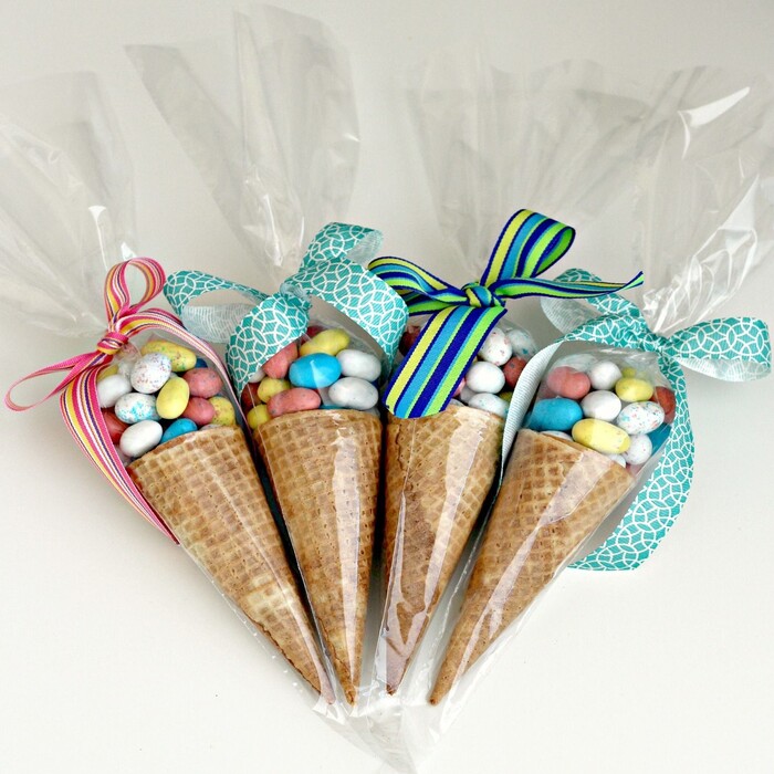 Candy Cones - Homemade Bridal Shower Gifts