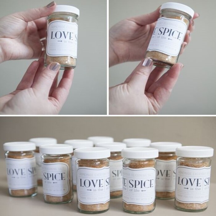 Homemade Love Spice Jar
