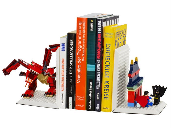 Build On Brick Bookends
