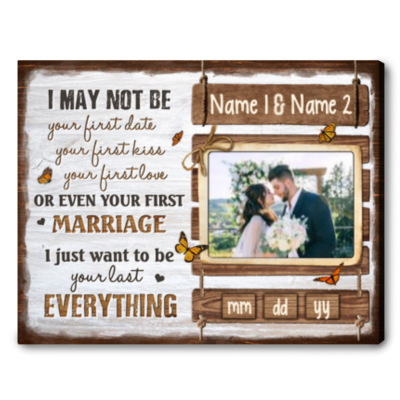 Second marriage for wedding gift custom blanket for couple