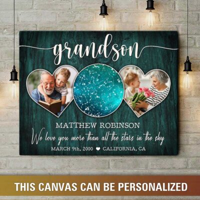 custom canvas star map gift ideas for grandson 01