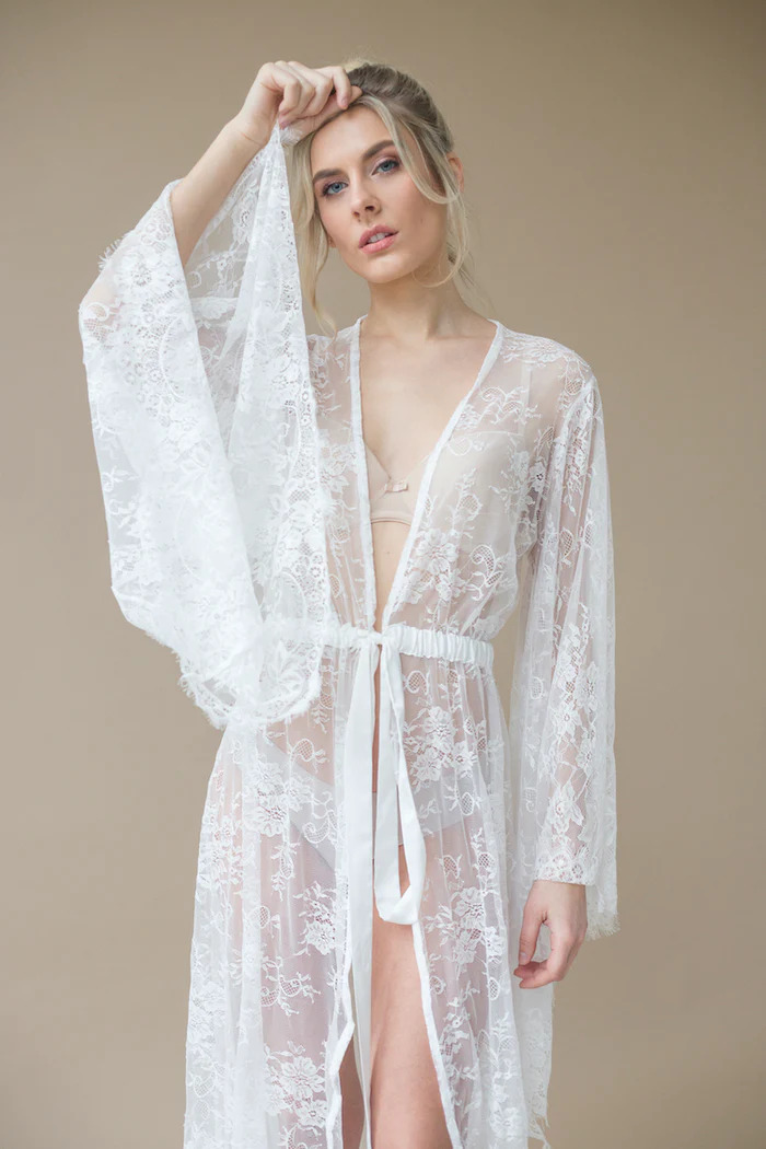 Luxury Bridal Shower Gifts - French Lace Dress