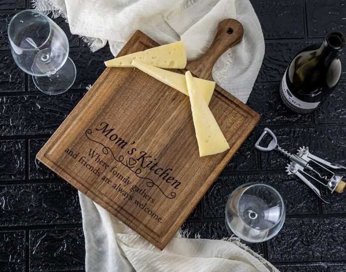 Personalized cutting board for mother-in-law