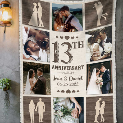 Customized Wedding Anniversary Gifts Blanket For Anniversary Gift Ideas For Couple 01