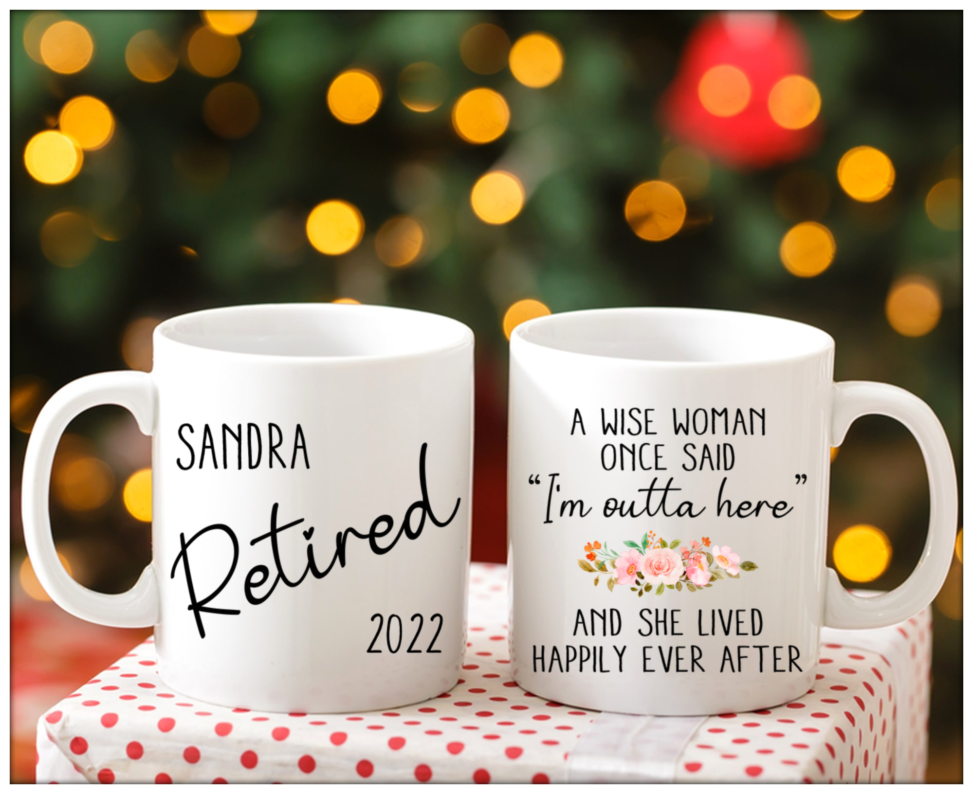 A Wise Woman Said Tumbler, Personalized Retirement Gift for Women