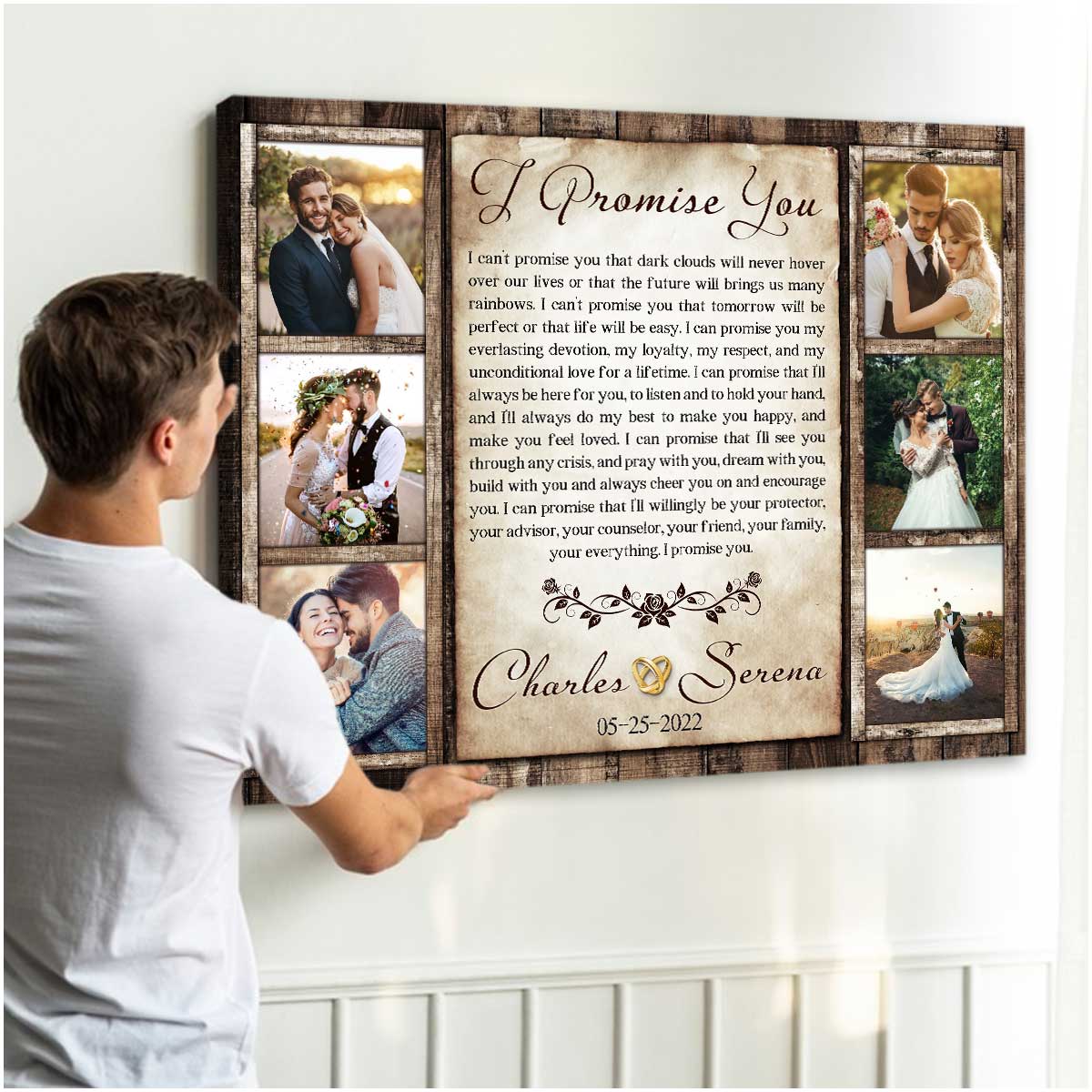 Personalized Anniversary Gift Sentimental Gift For Girlfriend Canvas Print