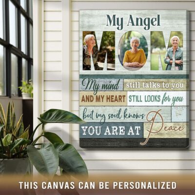 personalized memorial gifts for loss of mom print canvas 01