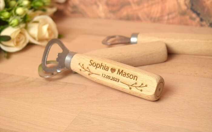 Customized Wood Bottle Opener