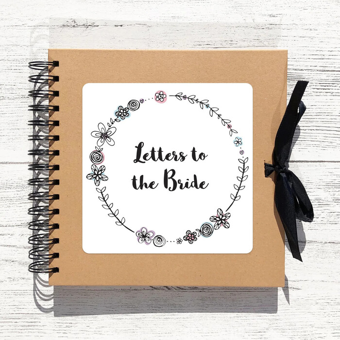 Letters to the bride scrapbook  Bride scrapbook, Letters to the