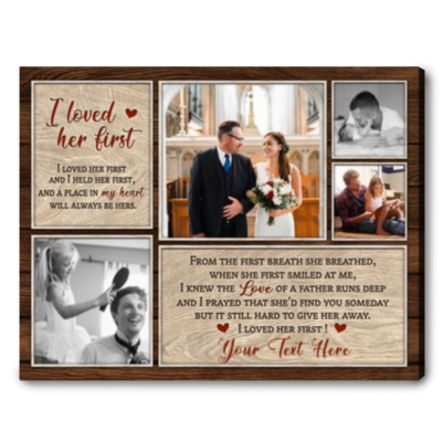 father of the bride wedding gift gift for daughter on wedding day 01