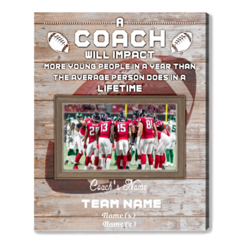 Gift Ideas For Football Coach End Of Season Gift For Coach Football