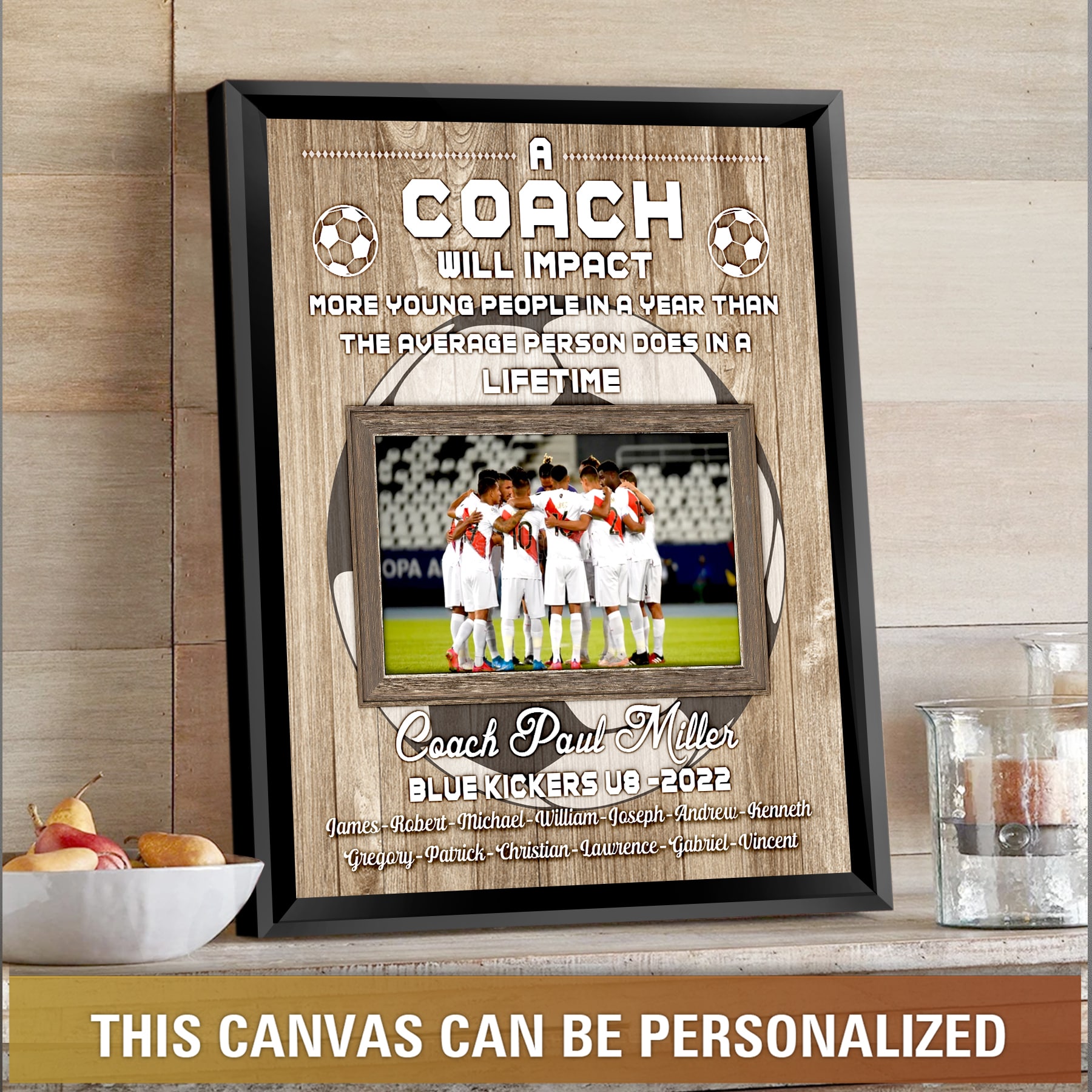 Soccer Coach Gift End Of Season Gift Ideas For Soccer Coach Soccer Coach  Thank You Gifts - Oh Canvas