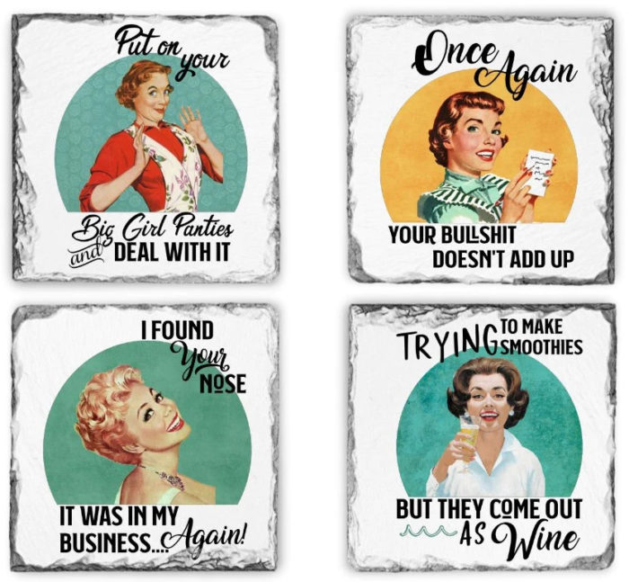 Funny-Saying Coasters