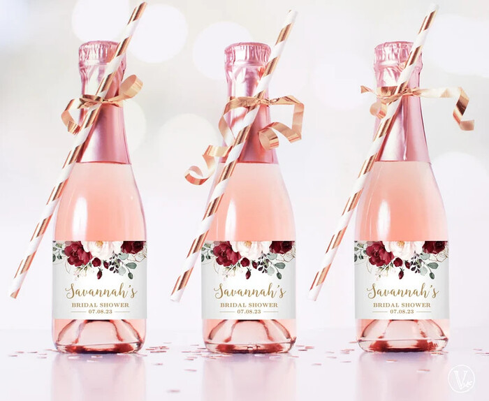 Champagne for the Bridal Shower - bridal shower gifts for guests
