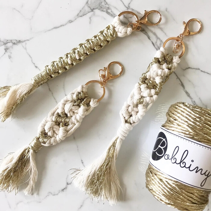 Macrame Keychains Favors -bridal shower favor