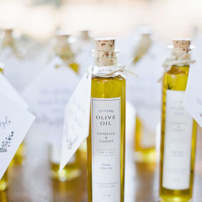 Olive Oil - bridal shower favor ideas for guest