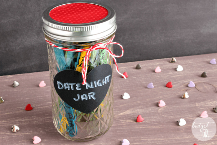Date Night Jar - diy gifts for girlfriend