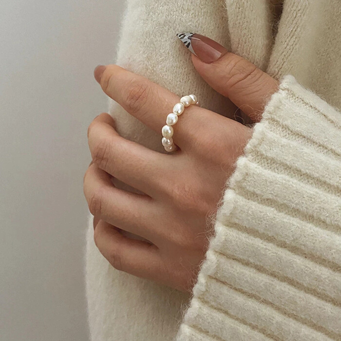 DIY Pearl Ring