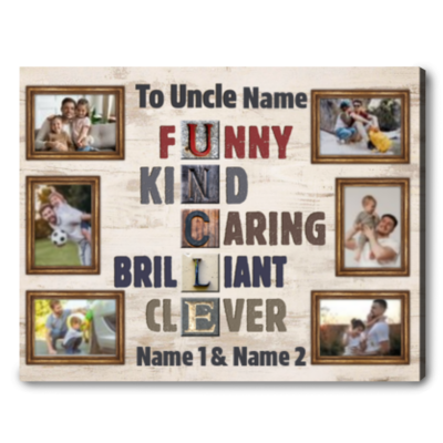 Gift For Uncle On Father's Day Best Customized Gift For Uncle From Nephew And Niece