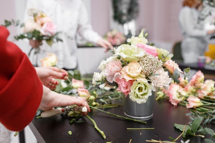 Arranging Flowers