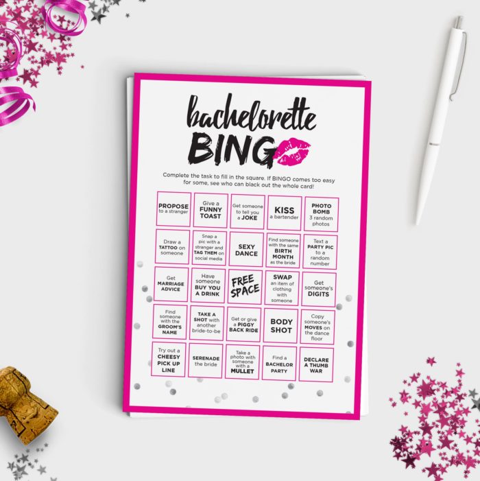 Bachelorette Bingo