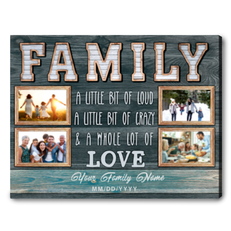 Best Christmas Gift For Family Custom Family Wall Art Family Photos In