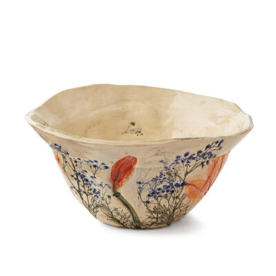 Garden Of Love Design Serving Bowl