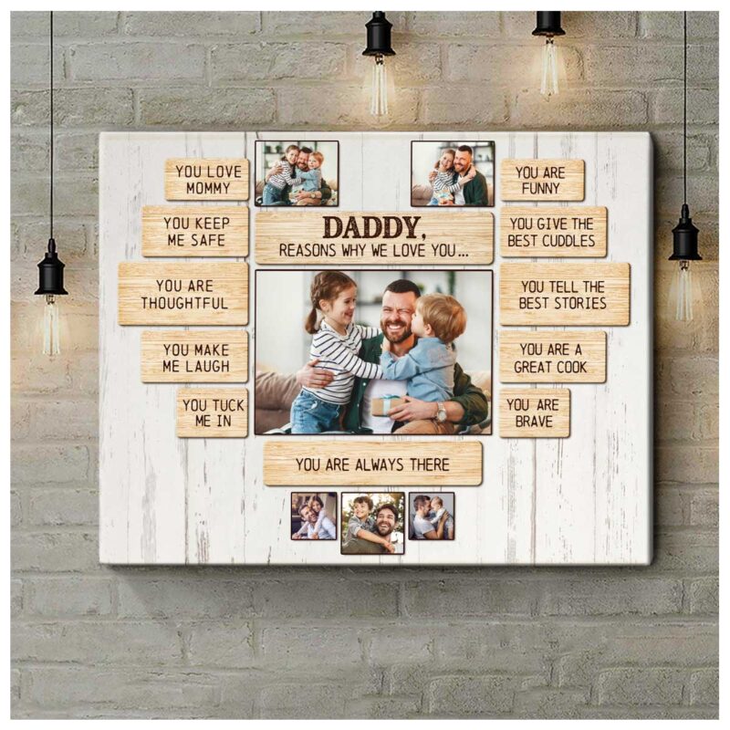 Best Gift For Dad This Christmas Personalized Gift For Dad Canvas Print