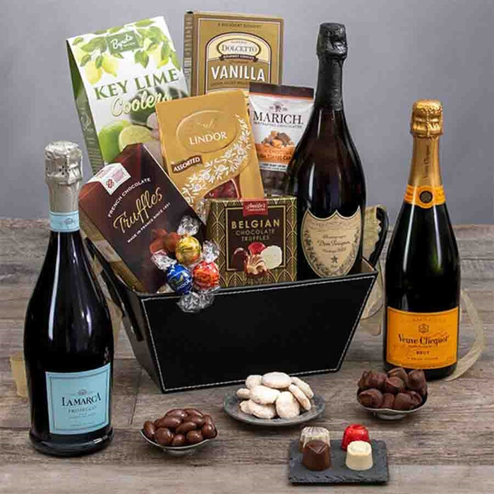 Champagne &Amp; Truffles Gift Basket