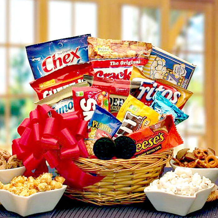 Snacks &Amp; Sweets Gift Basket