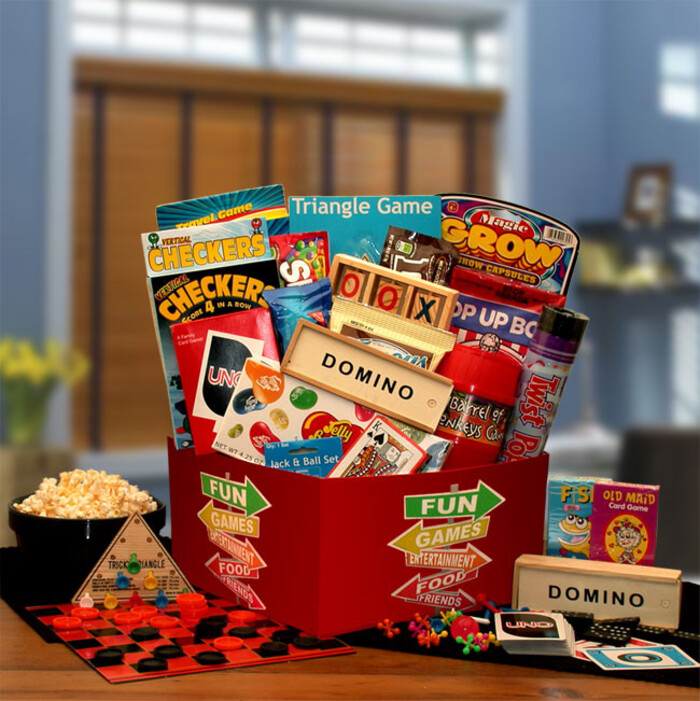 Family Game Night Basket