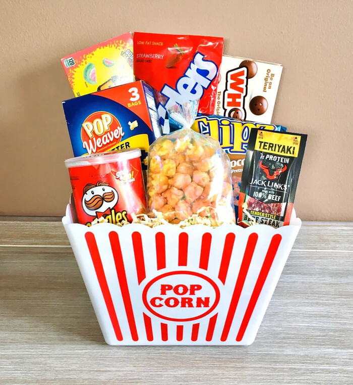 Movie Night Gift Basket