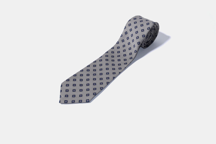 Patterned Diamond Tie