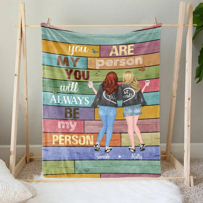 Custom Best Friend Blanket - best wedding gifts for friends