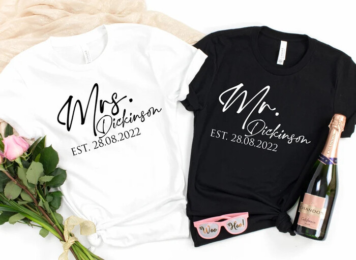 Couple Shirt - wedding gift for best friend female