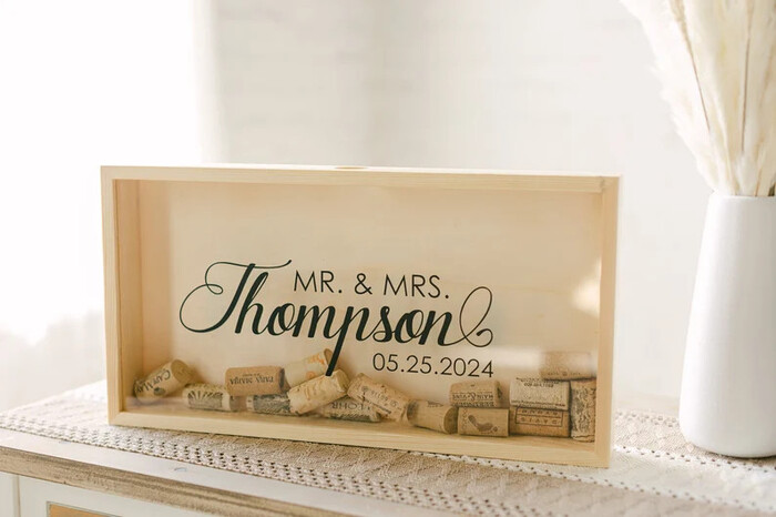 Personalized Wine Cork Keeper - Best Wedding Gifts For Friends