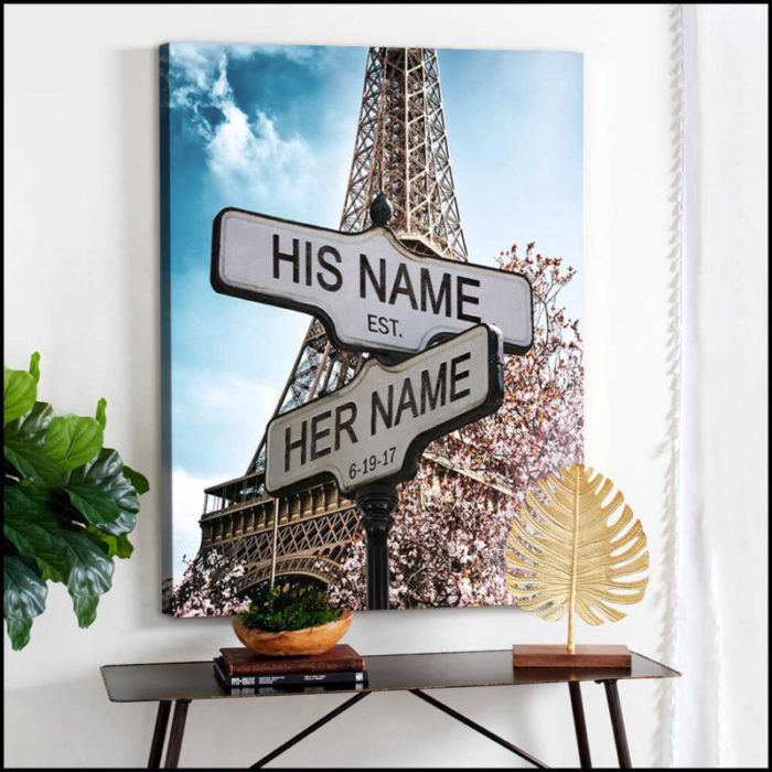 Street Sign Canvas Wall Art - best wedding gifts for friends