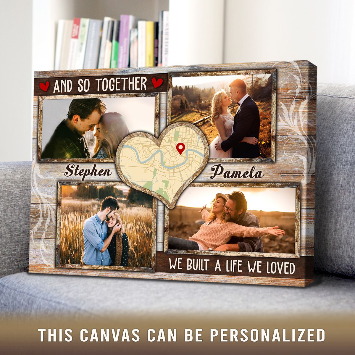 Groom Gift For Bride On Wedding Day Personalized Gifts For Newlyweds - Oh  Canvas